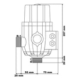 Presostat cu cablu SKD-2D 230V fântână monofazată de apă menajeră